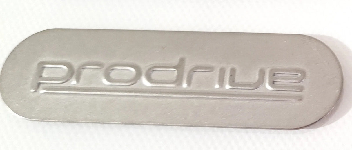 Prodrive Emblem Badge Titanuim 2.75"x0.75"