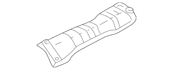42054SA000 Subaru Fuel Tank Exhaust Heat Shield 2002-2007