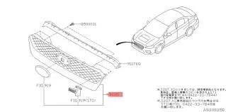 91121VA000 Subaru Front Grille Assembly 2014-2016