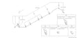 26530FE000 Subaru Brake Pipe Set Front to Rear 2001-2005