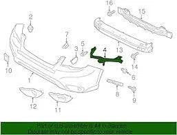 57707VA011 Subaru Front Bumper Bracket L/H 2015-2017