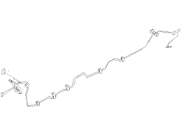 26530VA002 Subaru Brake Pipe Centre to Rear 2014-2017