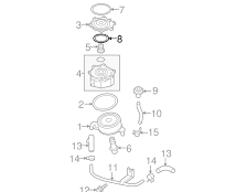 806959030 Subaru Oil Modine O Ring 59.6x2.4