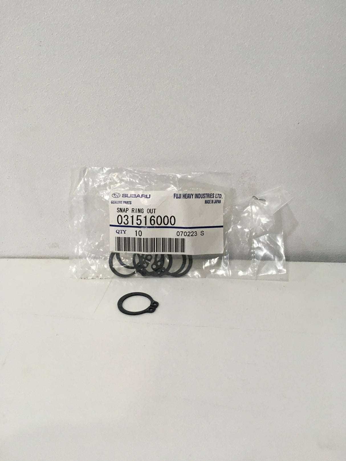 031516000 Subaru Snap Ring Outer