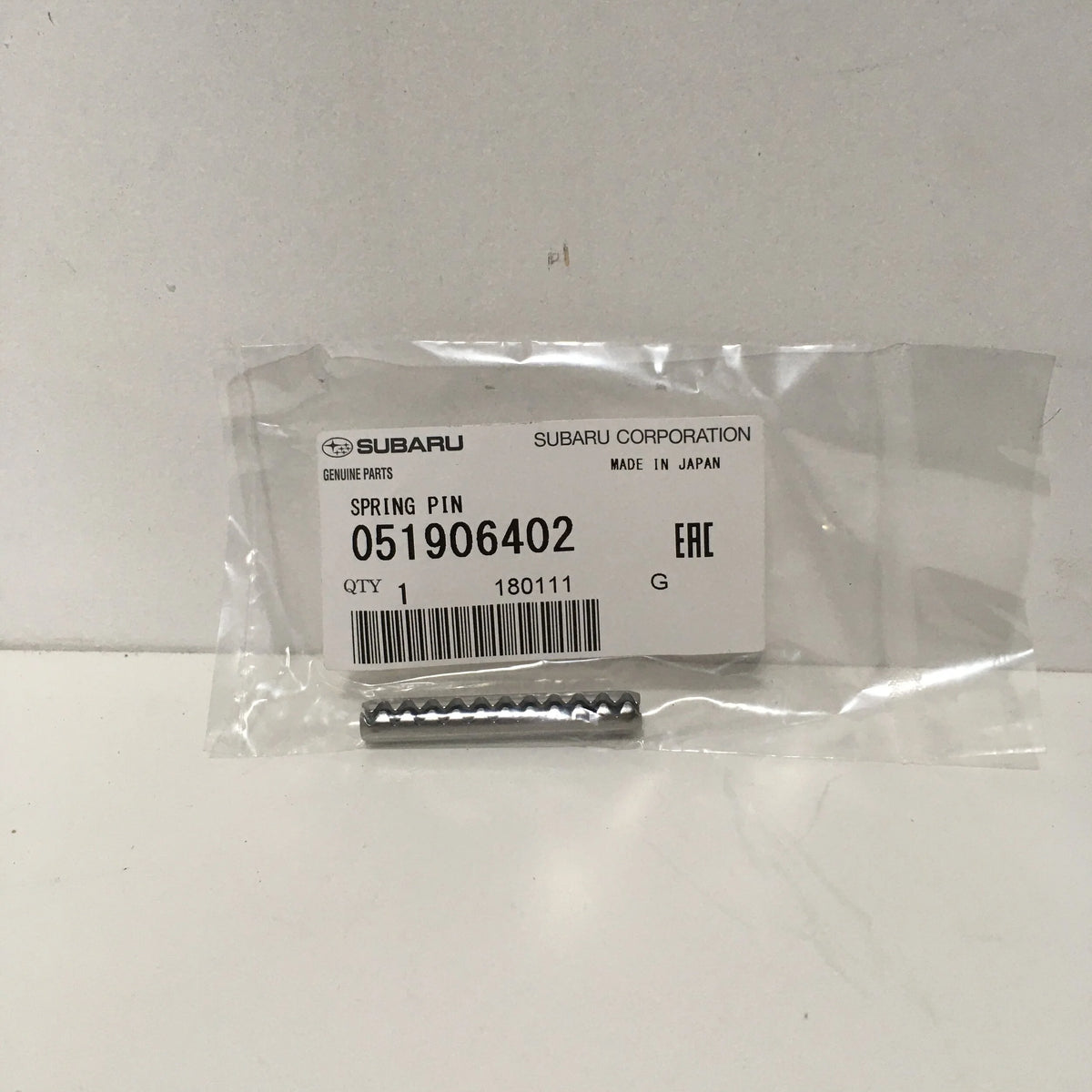 051906402 Subaru Spring Pin 5x40 | DL Motorsport Parts – DL Motorsport ...