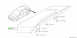 91046FG061 Subaru Hatchback Roof Moulding L/H 2008-2014
