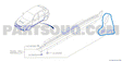 96052FG130 Subaru Hatchback Side Skirt Protector L/H 2008