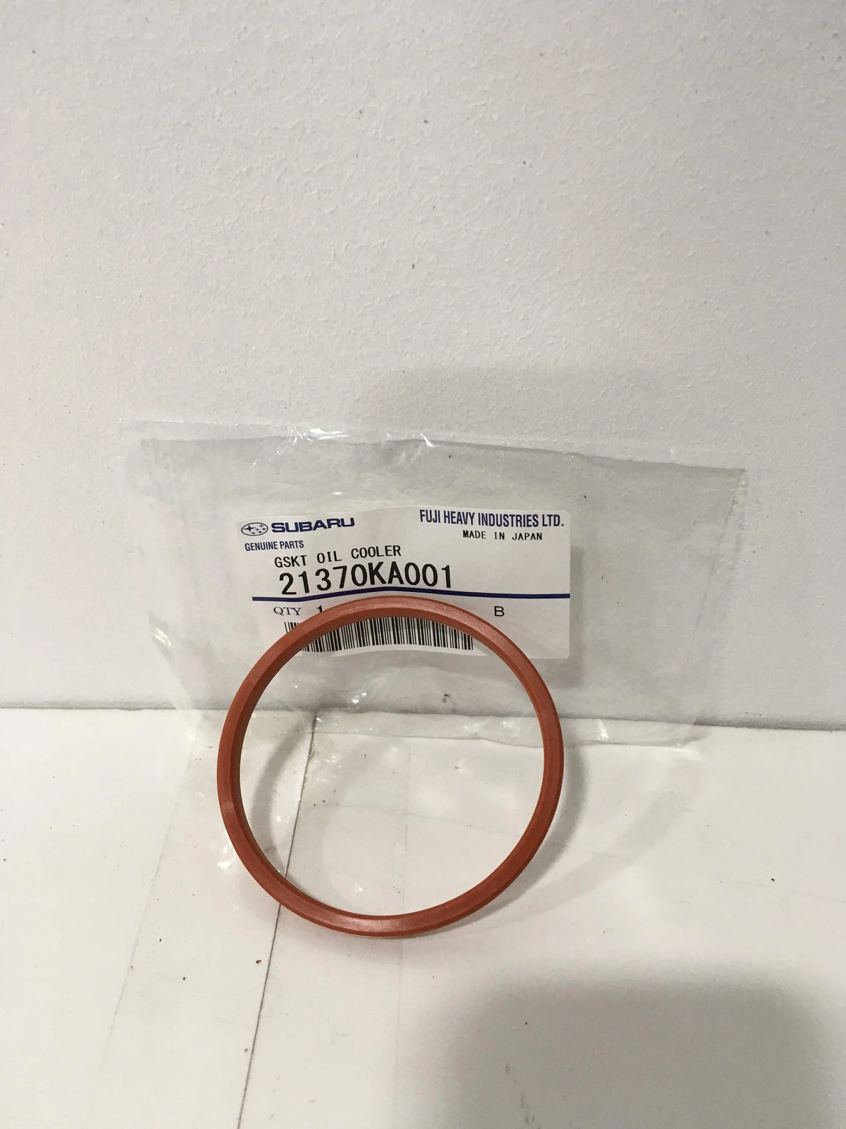 21370KA001 Subaru Gasket Oil Cooler (Orange) (21370AA001)