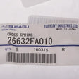26632FA010 Subaru 2 Pot Rear Caliper Pad Cross Spring