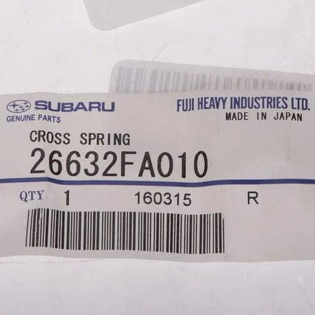 26632FA010 Subaru 2 Pot Rear Caliper Pad Cross Spring