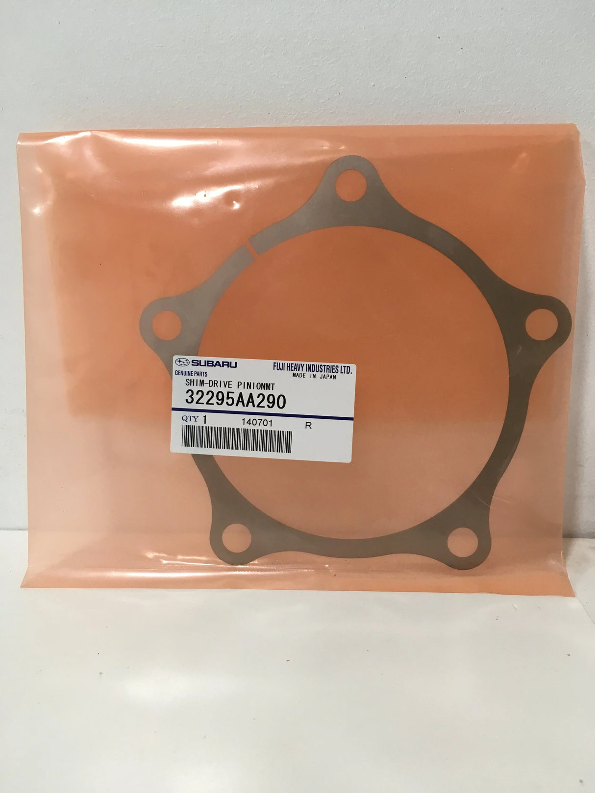 32295AA290 Subaru Shim Front Diff Pinion T=0.20