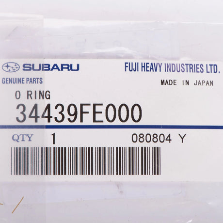 34439FE000 Subaru Power Steering Pump O Ring 2002-2003
