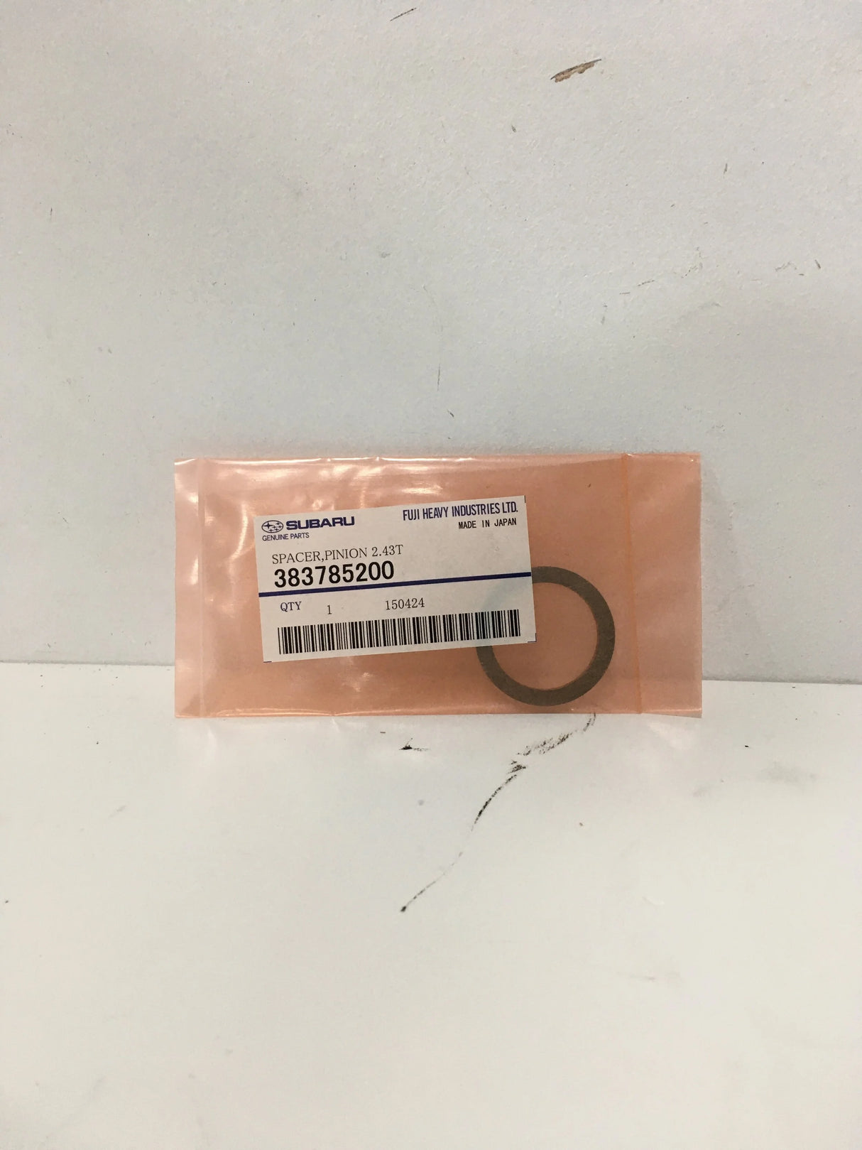 383785200 Subaru Rear Diff Shim Pinion T=2.43