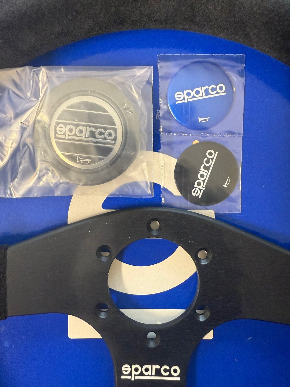 Sparco 375 Suede Steering Wheel 350mm 015R375PSN