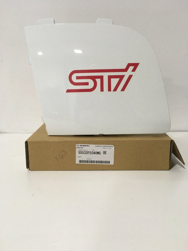55532FE040WG Subaru Front Fog Light Cover White STI R/H 2006-2007