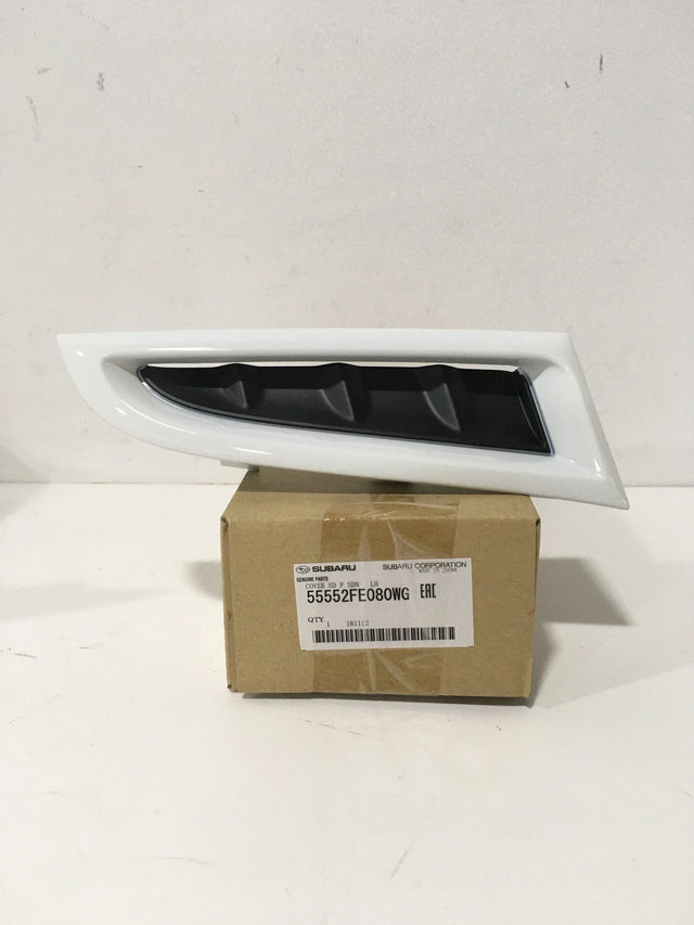 55552FE080WG Subaru Front Bumper Side Vent Cover L/H 2006-2007