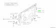 61100FA001 Subaru GC8 Front Door R/H 4 Door 1993-2001