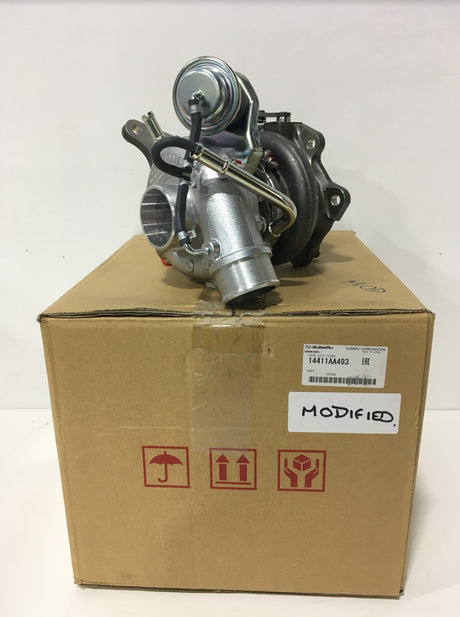 14411AA493MOD Subaru VF36 Turbo Twin Scroll Modified - Heat Shield Modified