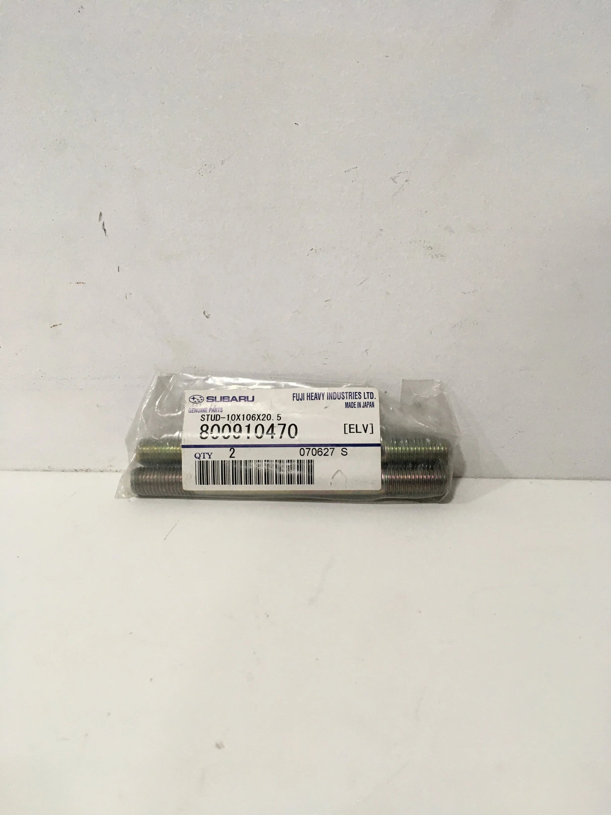 800910470 Subaru Block to Gearbox Bell Housing Stud M10x106x20.5