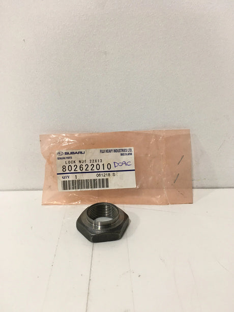 802622010 Subaru Transmission Lock Nut 22x13