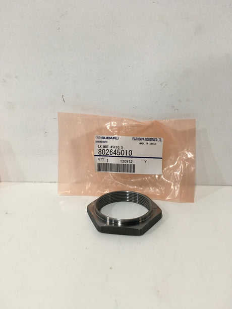 802645010 Subaru Pinion Shaft Lock Nut 6MT 45x10.5