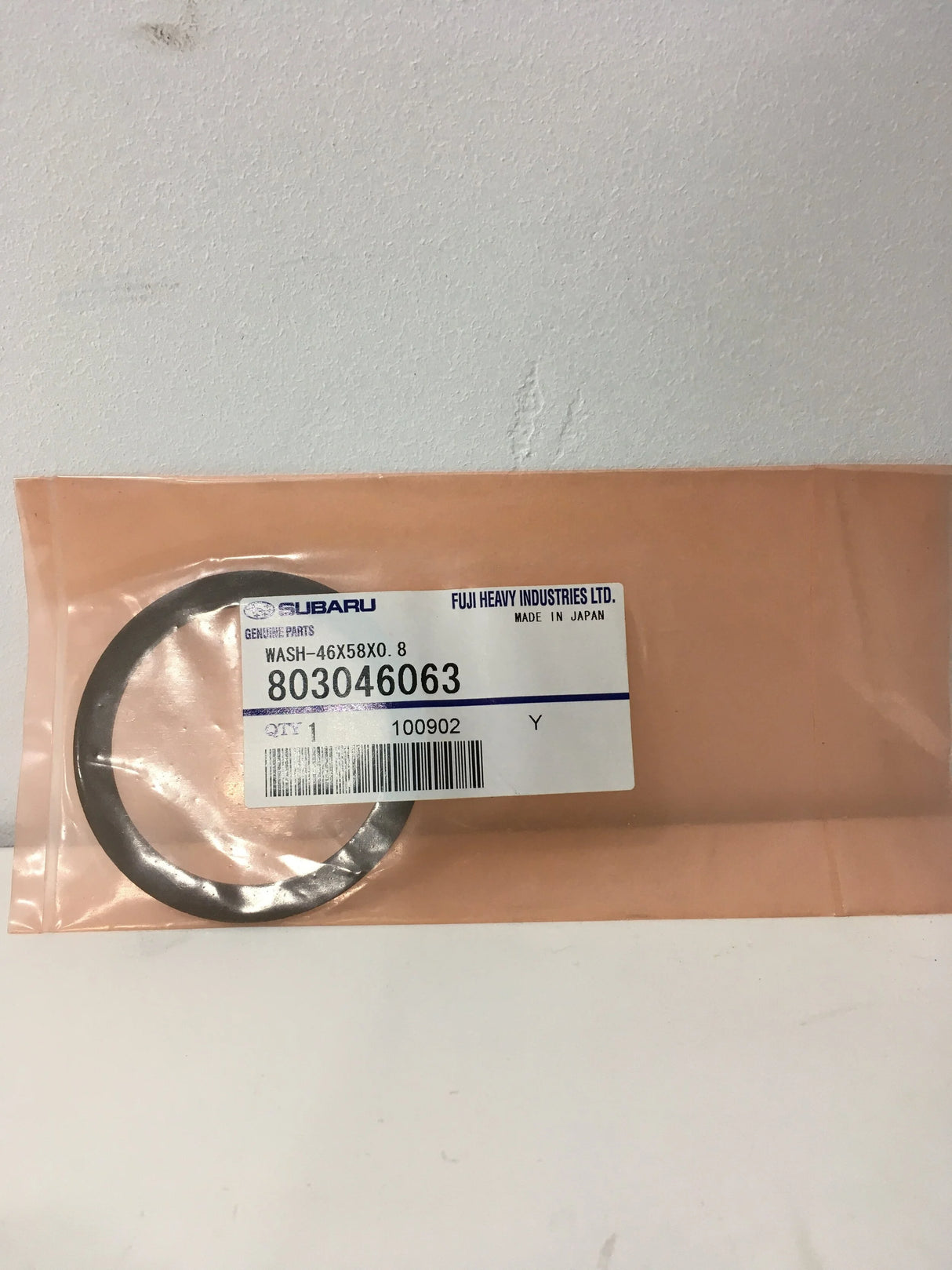 803046063 Subaru Shim Transfer Gear Centre Diff T=1.25