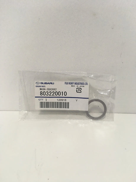 803220010 Subaru Oil Relief Valve Washer