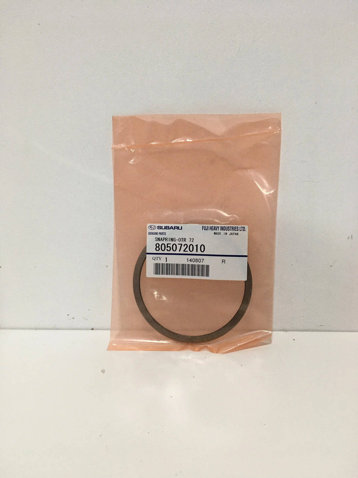 805072010 Subaru Snap Ring Mainshaft Outer T=1.65