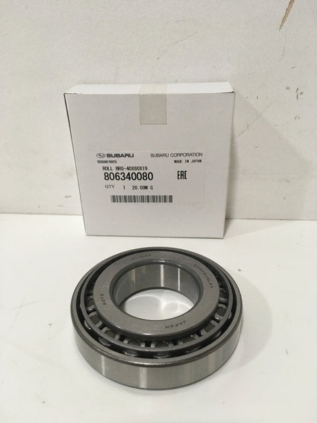 806340080 Subaru Roller Bearing Front Diff 40x80x19 1993 Onwards