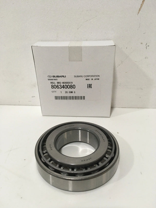 806340080 Subaru Roller Bearing Front Diff 40x80x19 1993 Onwards