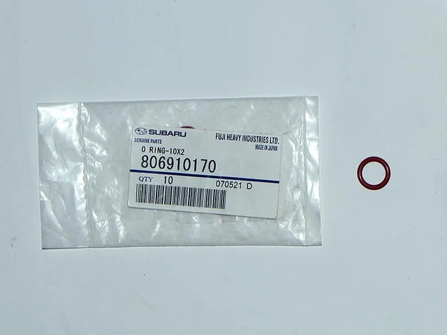 806910170 Subaru Engine Oil Dip Stick O Ring 10 x 2