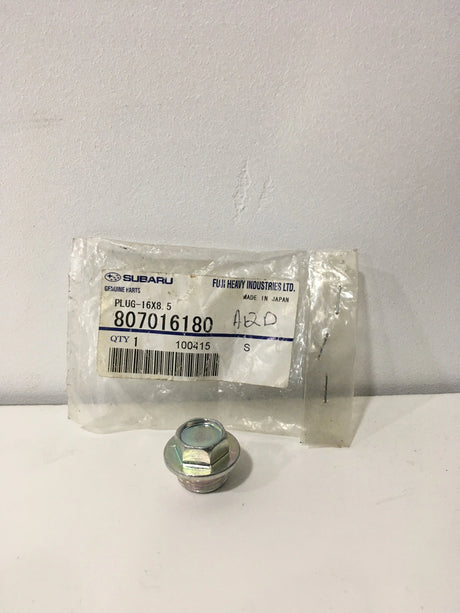 807016180 Subaru Gearbox Plug 2004 Onwards