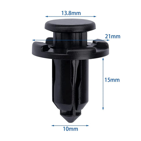 909140007 Subaru Rear Bumper, Wing, Engine Cover Clip 2001-2007