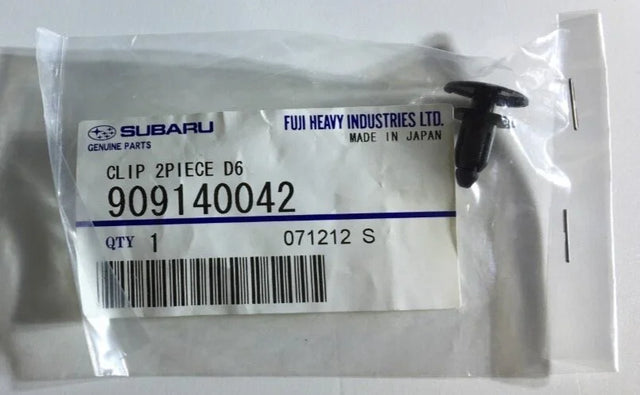 909140042 Subaru Clip Bumper Grille 2006 Onwards