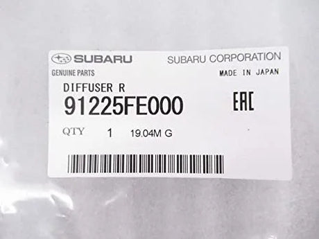 91225FE000 Subaru Rear Diffuser 2006-2007 (Genuine)