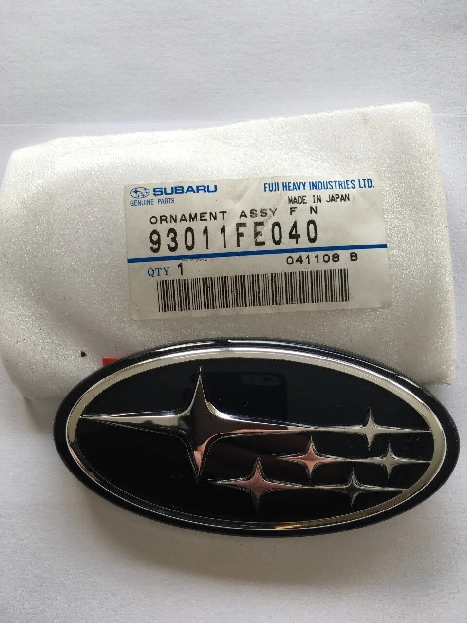 93011FE040 Subaru Blue 6 Star Front Grille Badge