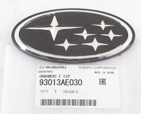 93013AE030 Subaru Black 6 Star Front Grille Badge 1998-2003
