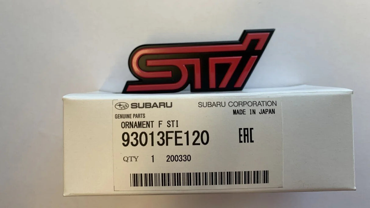 93013FE120 Subaru Pink STI Front Grille Badge