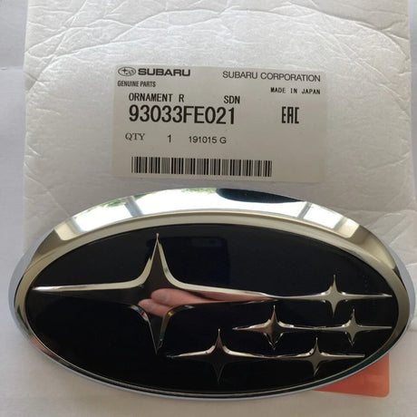 93033FE021 Subaru Blue 6 Star Rear Boot Badge 2006-2007 93033FE020