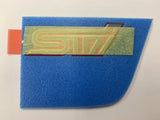 93073FE580 Subaru Pink STI Boot Badge 2004