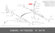 34170SC050 Subaru Forester Steering UJ 2007-2011