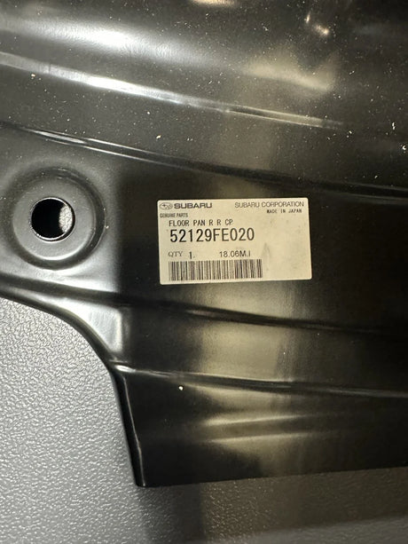 52129FE020 Subaru Rear Floor Pan 2005-2007