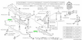 20107FG001 Subaru Front Crossmember Brace 2008-2014