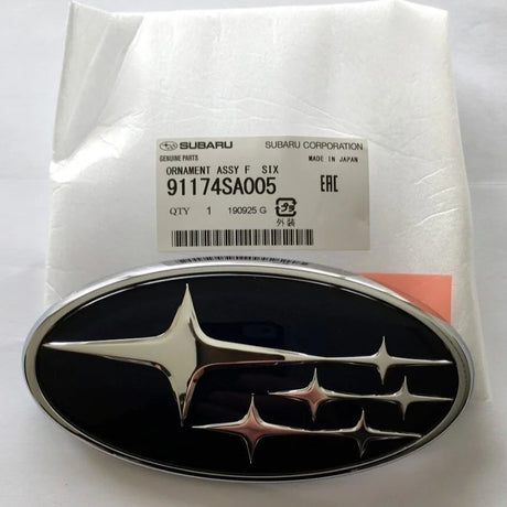 91174SA005 Subaru Blue 6 Star Front Grille Badge 2003-2014
