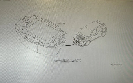 90815FG010 Subaru Under Bonnet Insulation 2008-2014