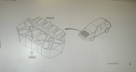 90815FE310 Subaru Under Bonnet Insulation 2005-2007