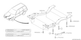50515SA030 Subaru U Chassis Frame (Subframe) L/H 2005-2007